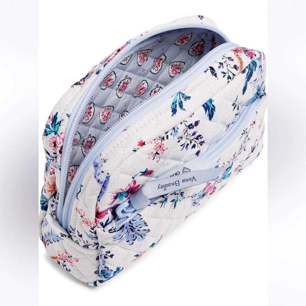 Vera Bradley Women's Cotton Medium Cosmetic Makeup Organizer Bag